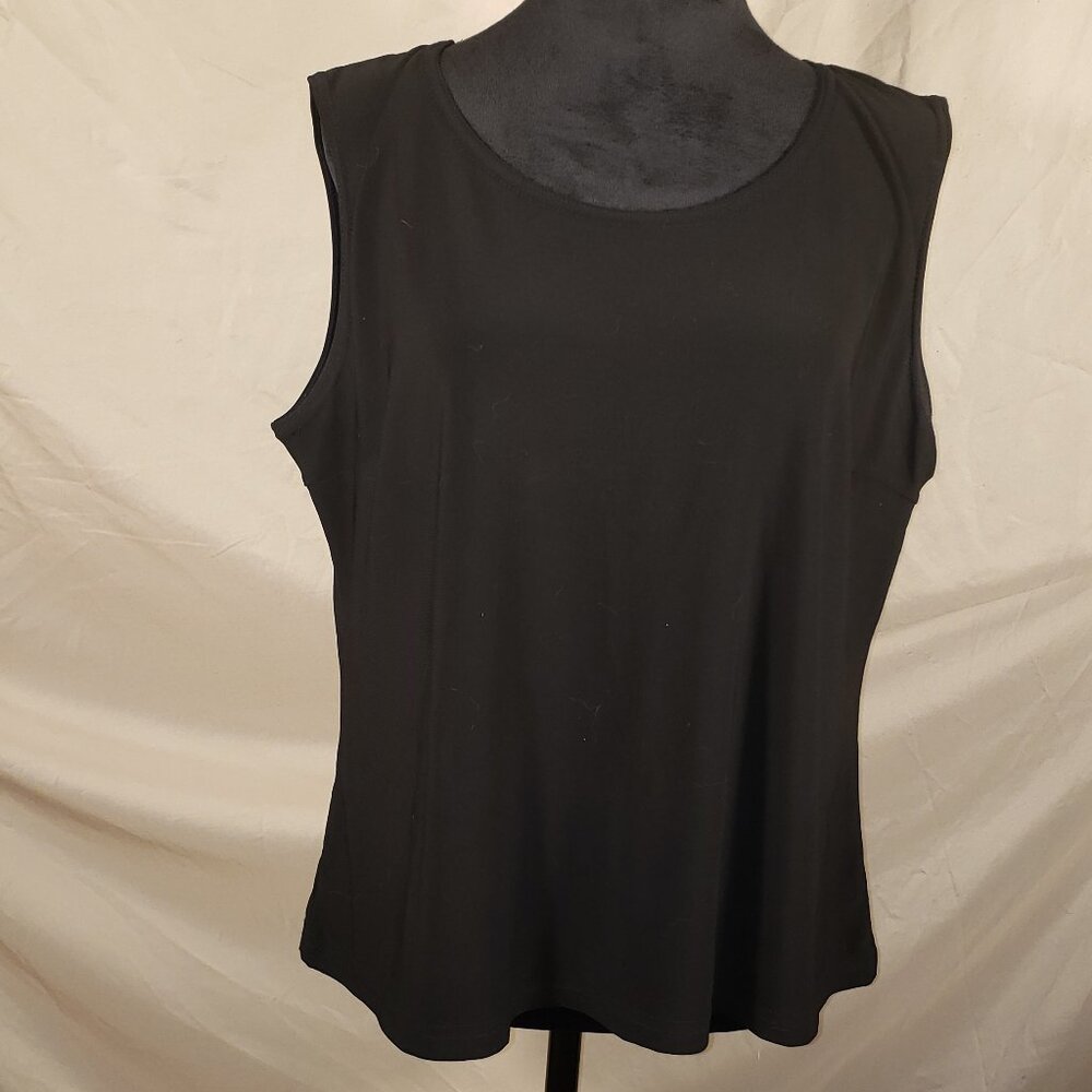 Artex Black Sleeveless Shell Top - XL